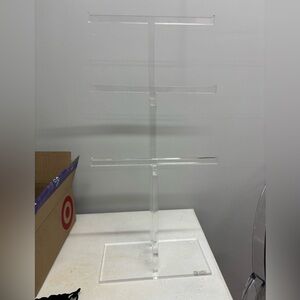 Clear Acrylic Jewelry Display Stand